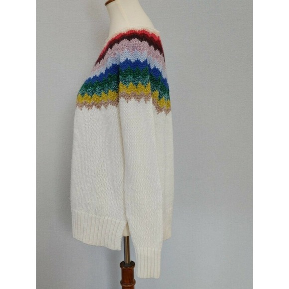 Multicolor Chevron Women's Sweater - Picture 3 of 6